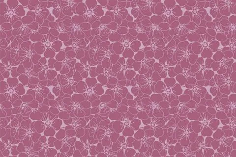 Floral pattern seamless vector background. Foliage and flower wallpaper des.. 스톡 일러스트