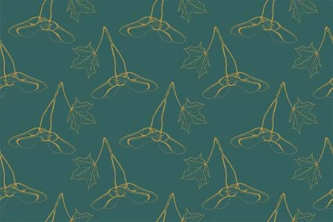 Floral pattern seamless vector background. Foliage and flower wallpaper des.. イラスト素材