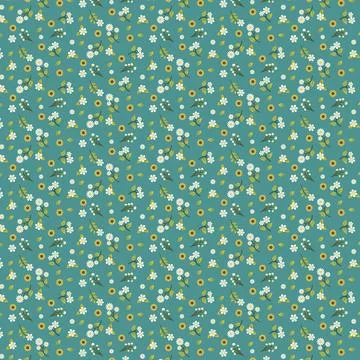 Floral Pattern with Sunflowers Stock Illustration