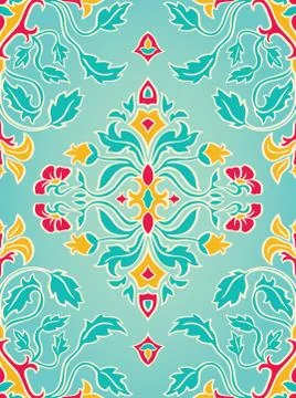 Floral pattern for textile. Stock Illustration