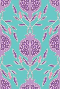 Floral pattern for textile. Stock Illustration