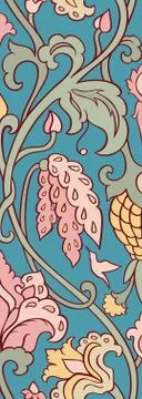 Floral pattern for textile. Stock Illustration