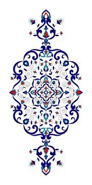 Floral pattern vector element Stock Illustration