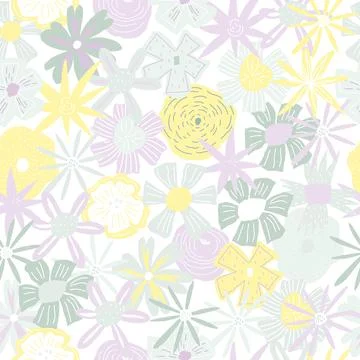 Floral pattern. Vector element of seamless pattern Stock Illustration