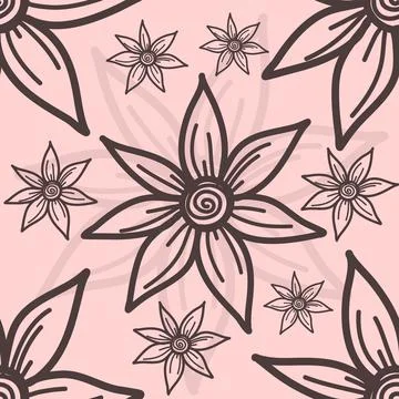 Floral Pattern Vector Stock Illustration