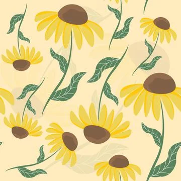 Floral Pattern Vector Stock Illustration
