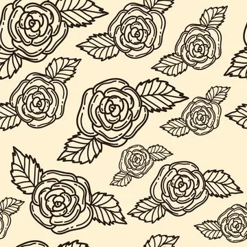 Floral Pattern Vector Stock Illustration