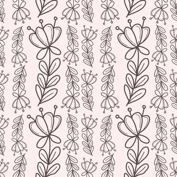 Floral Pattern Vector Stock Illustration