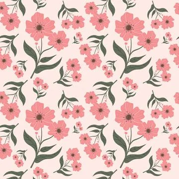 Floral Pattern Vector Stock Illustration