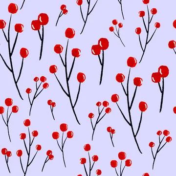 Floral Pattern Vector Illustrazione stock