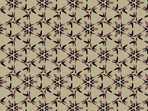 Floral pattern, vintage geometric pattern. Retro style and Aesthetic. 스톡 일러스트