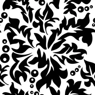 Floral pattern. Wallpaper baroque, damask. Seamless vector background 스톡 일러스트