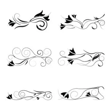 Floral pattern with white background Stock Illustration