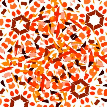 Floral pattern on a white background. Illustrazione stock