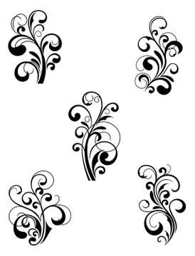 Floral patterns Stock Illustration