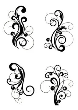 Floral patterns Stock Illustration