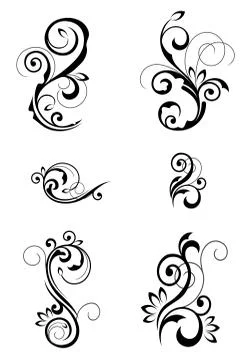 Floral patterns Stock Illustration