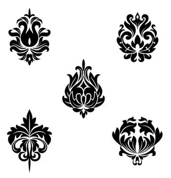 Floral patterns 스톡 일러스트