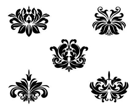 Floral patterns Stock Illustration