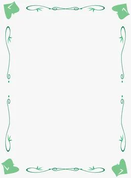 Floral rectangle frame vector design Stock Illustration