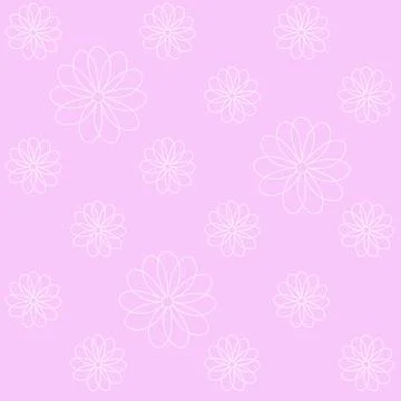 Floral repeatable background for wallpapers, banners and covers Stock Illustration