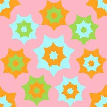 Floral repeatable background for wallpapers, banners and covers Stock Illustration