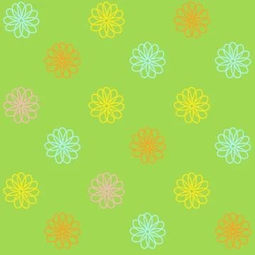 Floral repeatable background for wallpapers, banners and covers Stock Illustration