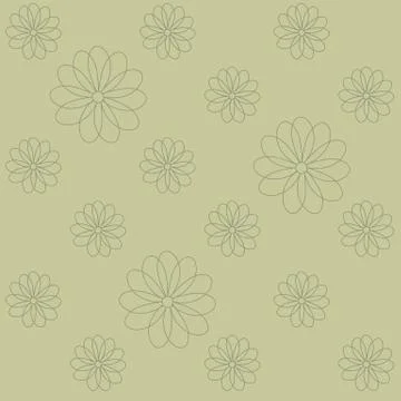 Floral repeatable background for wallpapers, banners and covers Stock Illustration