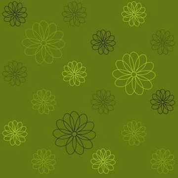 Floral repeatable background for wallpapers, banners and covers Stock Illustration