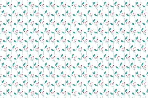 Floral repeating pattern. Summer floral background. Illustrazione stock