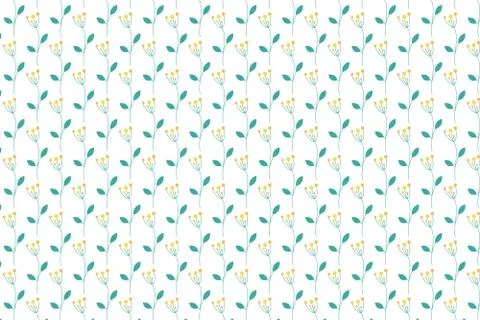 Floral repeating pattern. Summer floral background. Illustrazione stock