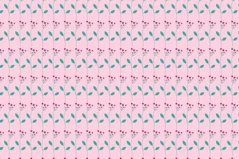 Floral repeating pattern. Summer floral background. Stock Illustration