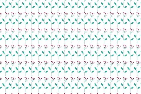 Floral repeating pattern. Summer floral background. Illustrazione stock