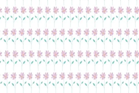 Floral repeating pattern. Summer floral background. 스톡 일러스트
