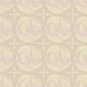 Floral retro pattern Stock Illustration