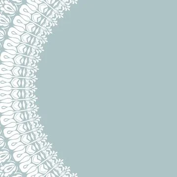 Floral Round Frame Stock Illustration