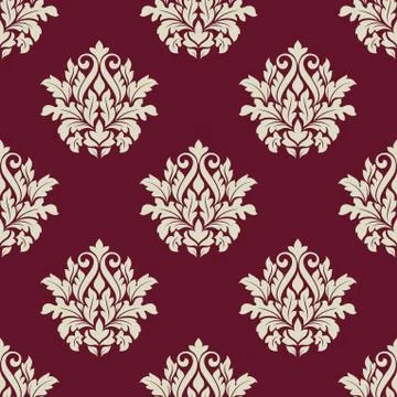 Floral seamless arabesque pattern 스톡 일러스트