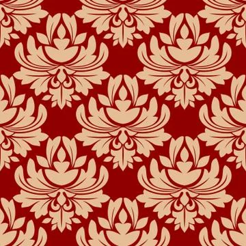 Floral seamless arabesque pattern 스톡 일러스트