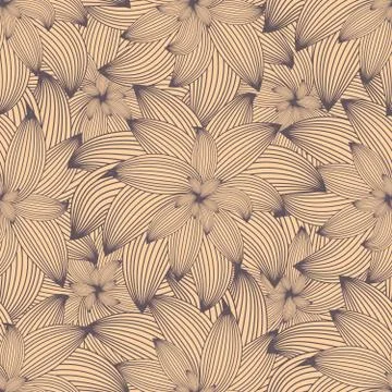 Floral seamless background for design Stock Illustration