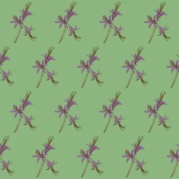 Floral seamless background Stock Illustration