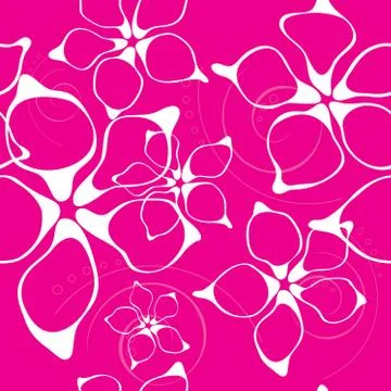 Floral seamless background Stock Illustration