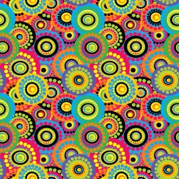 Floral seamless background Stock Illustration