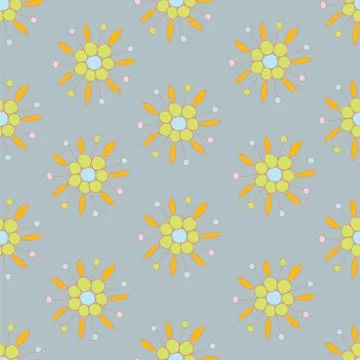 Floral seamless background pattern Stock Illustration