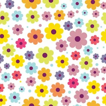 Floral seamless beautiful pattern Stock Illustration