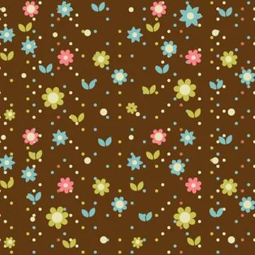 Floral seamless beautiful pattern Stock-Illustration