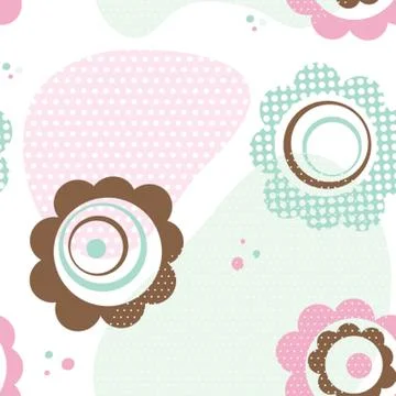 Floral seamless beautiful pattern Stock-Illustration