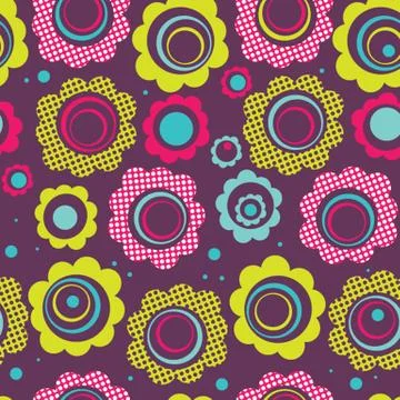Floral seamless beautiful pattern Stock Illustration