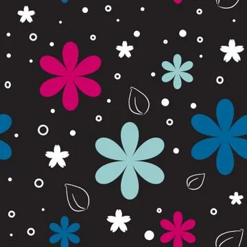 Floral seamless beautiful pattern Stock-Illustration