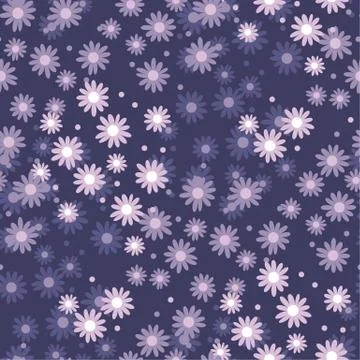 Floral seamless color pattern Illustrazione stock