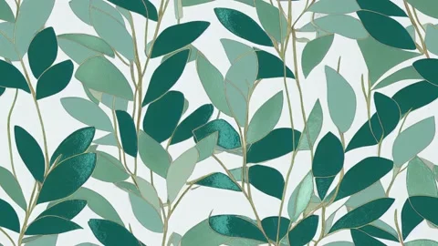 Floral Seamless Loopable Animation Stock Footage 215447718